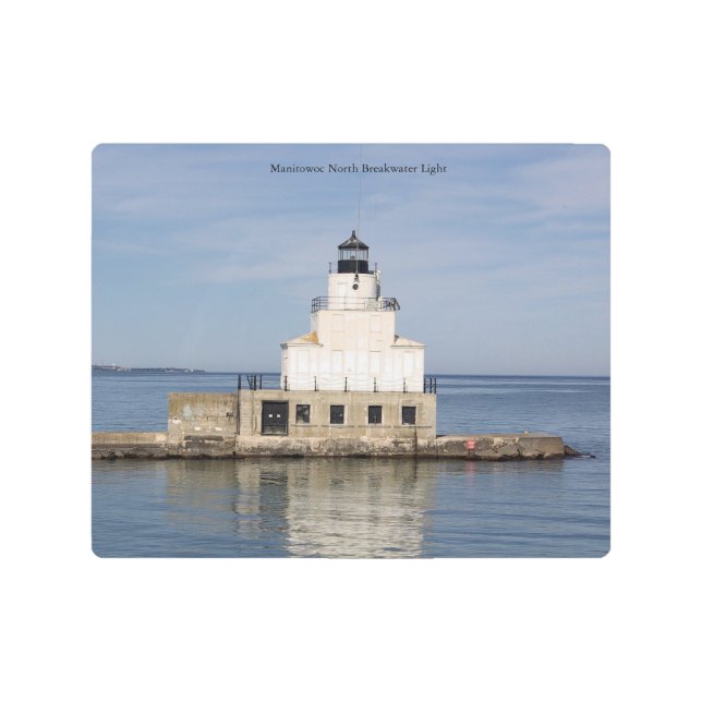 Manitowoc North Breakwater Light metal wall art (Front)