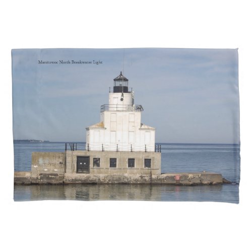 Manitowoc North Breakwater Light pillow case