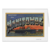 Manitowoc, Wisconsin - Large Letter Scenes (Front Horizontal)