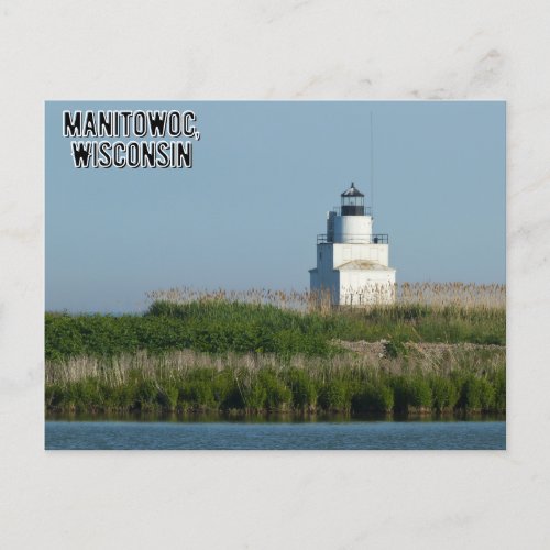 Manitowoc Wisconsin Postcard Lake