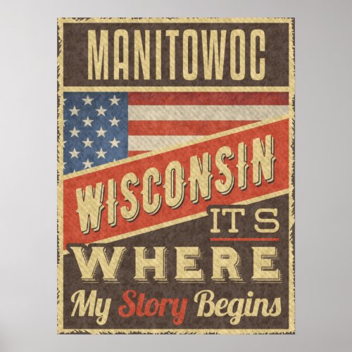 Manitowoc Wisconsin Poster