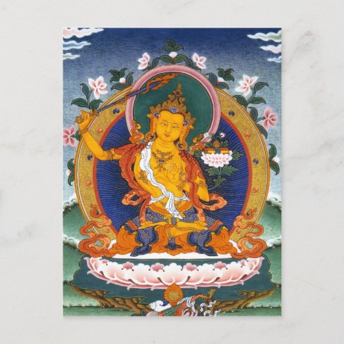 MANJUSHRI TIBET MYTHOLOGY POSTCARD