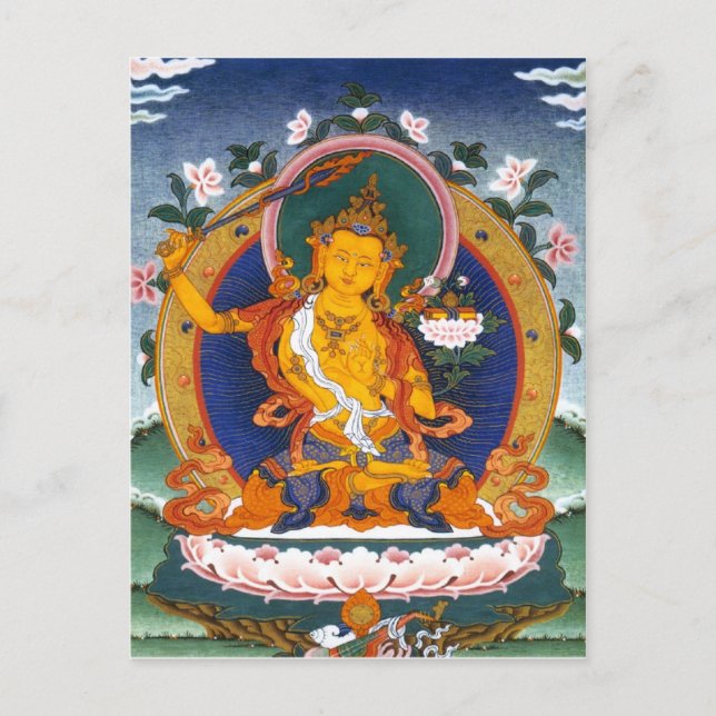 MANJUSHRI TIBET MYTHOLOGY POSTCARD (Front)