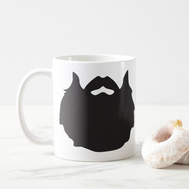 Manly Beard Mug (With Donut)