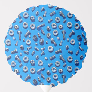 Manly Man Gear Head Nuts and Bolts Balloon