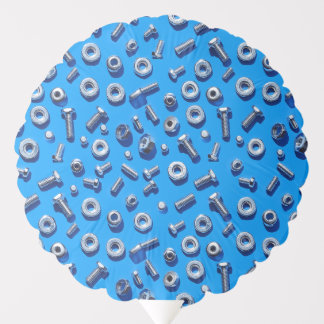 Manly Man Gear Head Nuts and Bolts Balloon