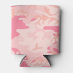 Manly Pink Camo Can Cooler