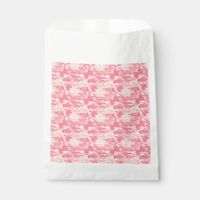 Manly Pink Camo Favor Bag (Front)