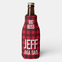 Manly red and black lumberjack check buffalo plaid