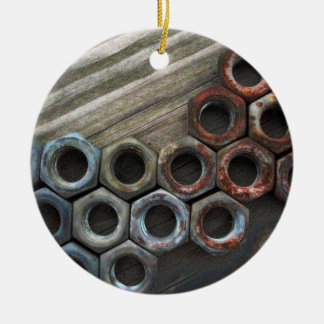 Manly Textures Ceramic Ornament