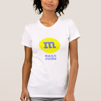 Mann Rocks (white/yellow/blue) T-Shirt