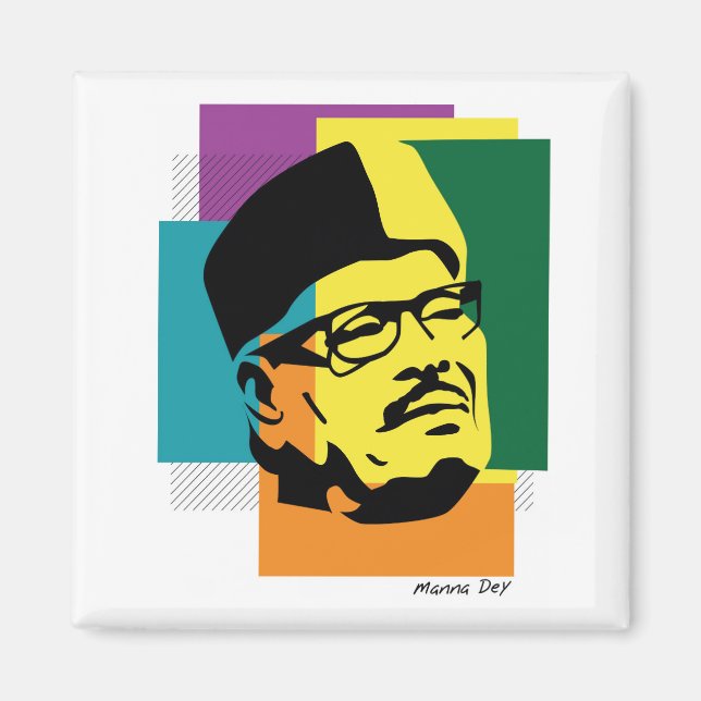 Manna Dey Magnet (Front)