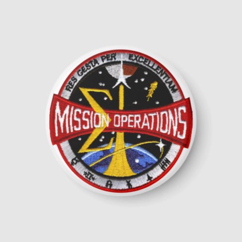 Manned Spacecraft Centers Mission Control Magnet