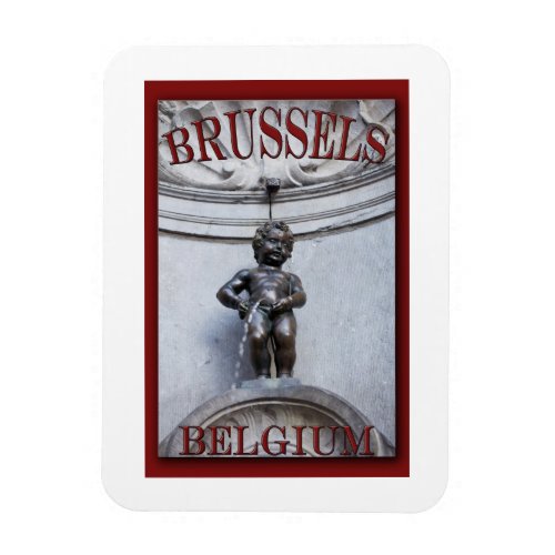 Mannekin Pis in Brussels Magnet