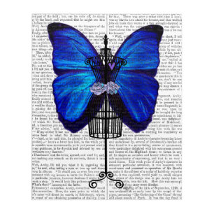 Mannequin Blue Butterfly Acrylic Print