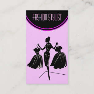 Mannequin Fashion Stylist Business Card