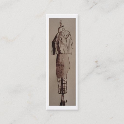 Customizable Mannequin Profile Card Business Card Template