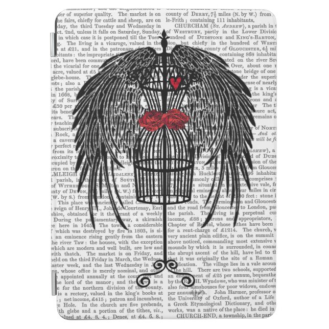 Mannequin With Black Wings iPad Air Cover (Front)