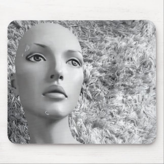 Mannequin Woman Mouse Pad