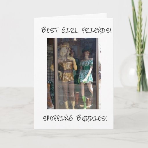 MANNEQUINS BEST BIRTHDAY CARD Zazzle