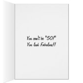 "MANNEQUINS SHOCKED THAT YOU ARE "50" GROUP CARD (Inside (Right))