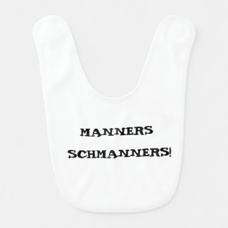 Mannes Schmanners baby bib