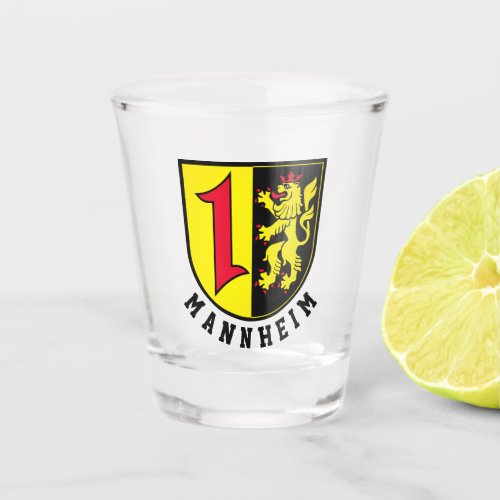 Mannheim coat of Arms Shot Glass