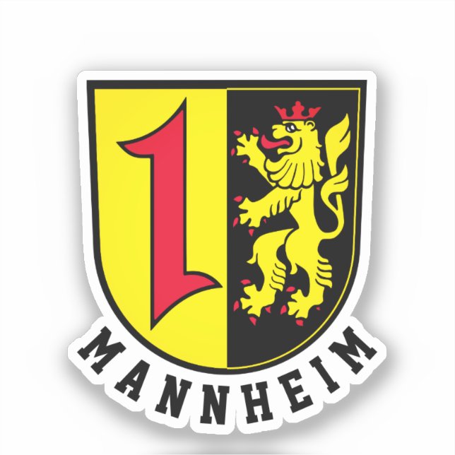 Mannheim coat of Arms Sticker (Front)