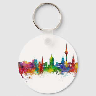 Mannheim Germany Skyline Keychain