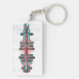 Mannheim Germany Skyline Keychain