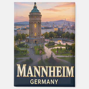 ✈️ Mannheim Germany Travel Gift 🏛️ Magnet