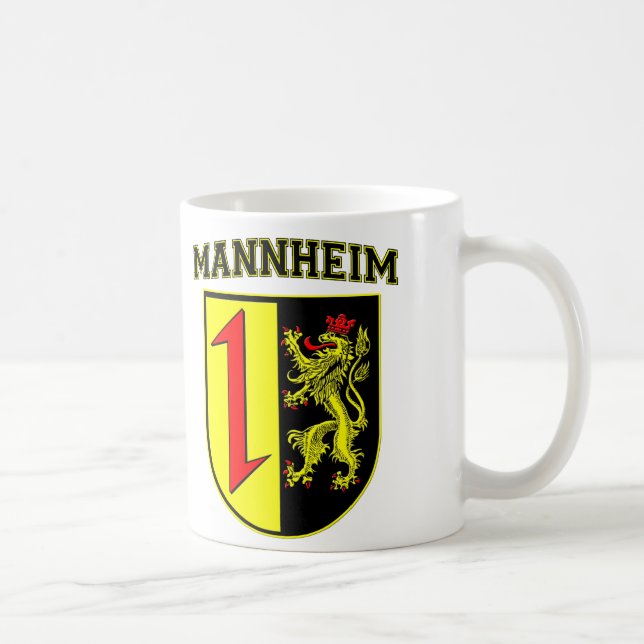 Mannheim Germany Wappen/Crest Coffee Mug (Right)