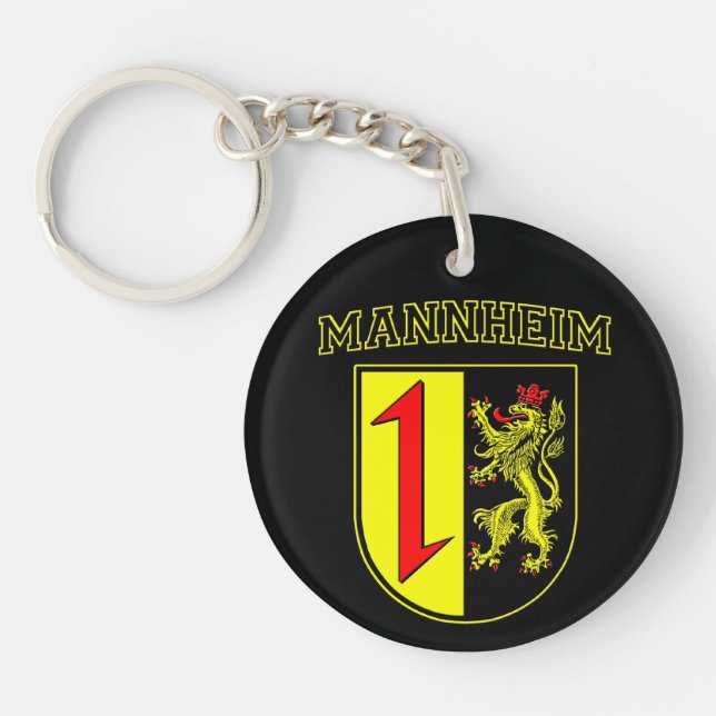 Mannheim Germany Wappen/Crest Keychain (Front)