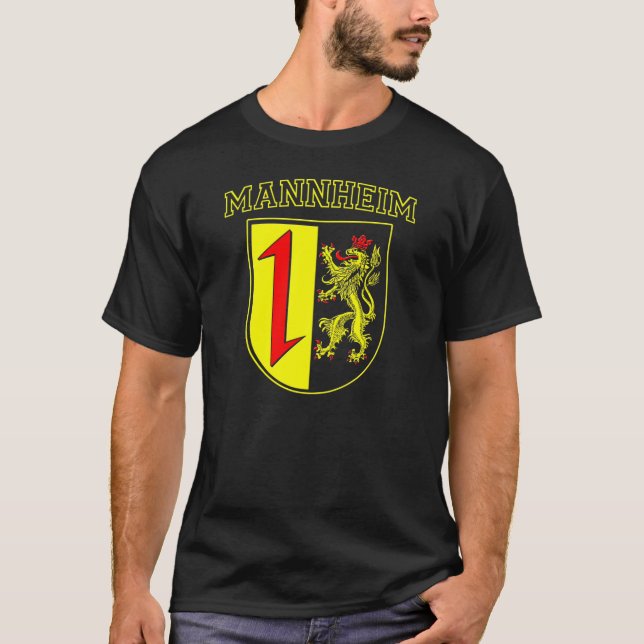 Mannheim Germany Wappen/Crest T-Shirt (Front)