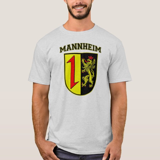 Mannheim Germany Wappen/Crest T-Shirt (Front)