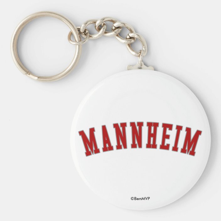 Mannheim Key Chain