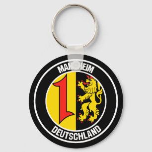 Mannheim Round Emblem Keychain
