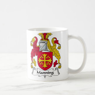 Manning Family Crest Coffee Mug