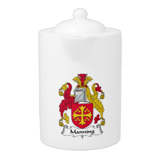 Manning Family Crest Teapot