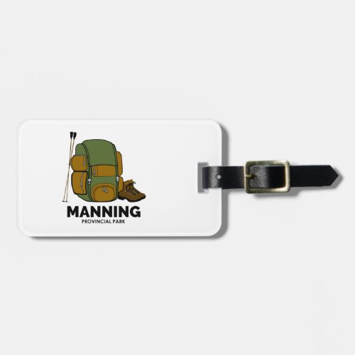 Manning Provincial Park Backpack Luggage Tag