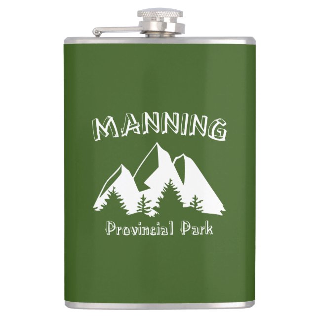 Manning Provincial Park Flask (Front)