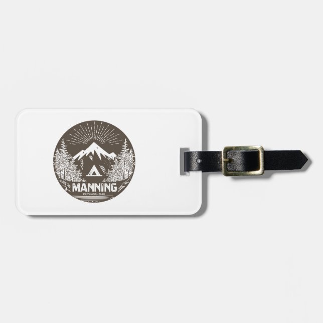 Manning Provincial Park Luggage Tag (Front Horizontal)