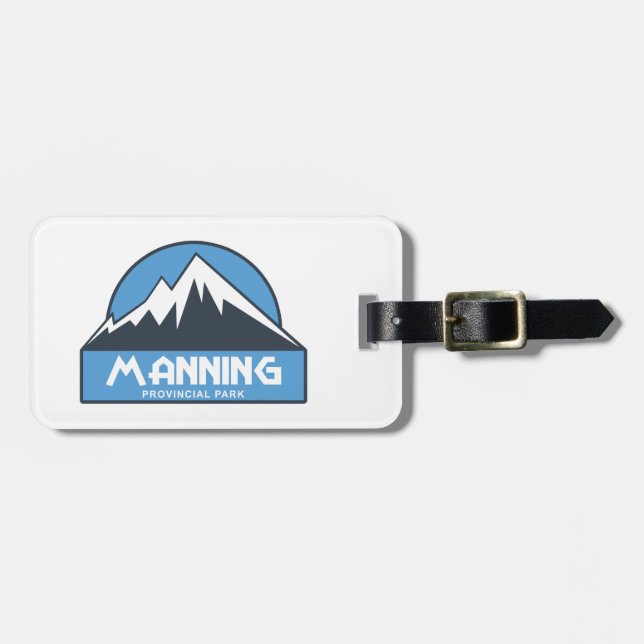 Manning Provincial Park Luggage Tag (Front Horizontal)