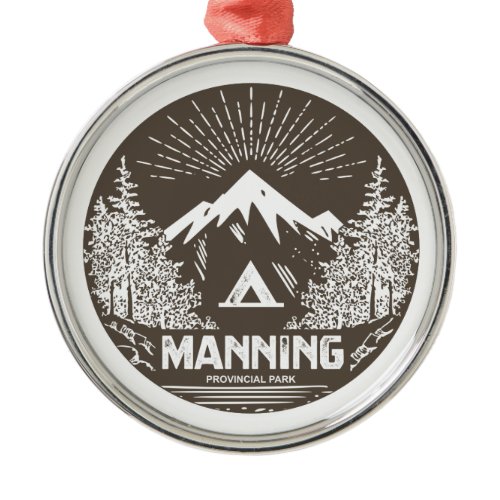 Manning Provincial Park Metal Ornament