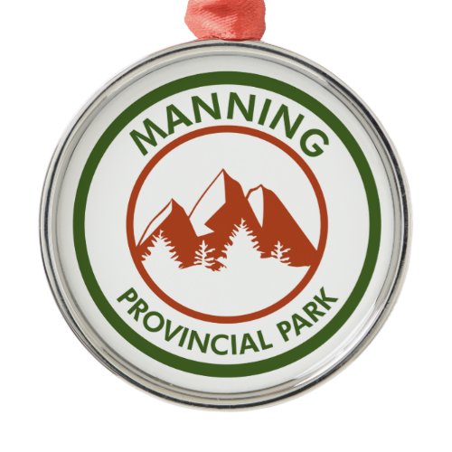 Manning Provincial Park Metal Ornament
