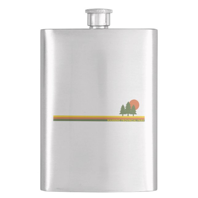 Manning Provincial Park Pine Trees Sun Flask (Front)