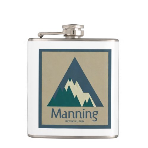 Manning Provincial Park Rustic Flask