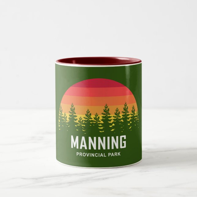 Manning Provincial Park Two-Tone Coffee Mug (Center)