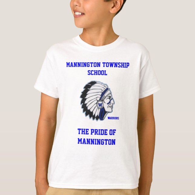 MANNINGTON TOWNSHIP SCHOOL KIDS RINGER TEE SHIRT (Front)