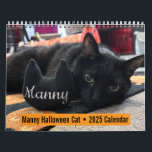 Manny Halloween Cat 2025 Calendar<br><div class="desc">Let Manny make you smile every day of the year. Get your 2025 Manny Halloween Cat calendar today!</div>
